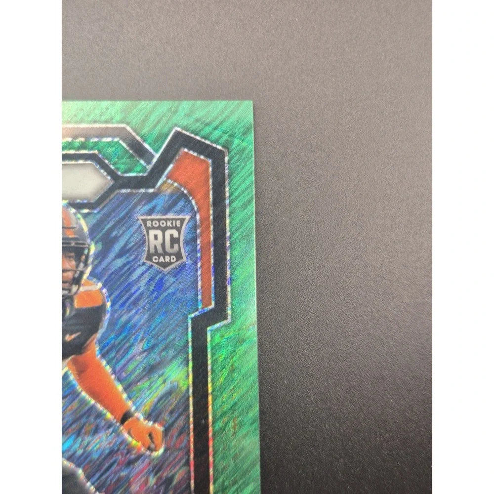 2024 Prizm Draft Picks Kitan Oladapo #169 1st Off The Line Green Shimmer /8 (RC)